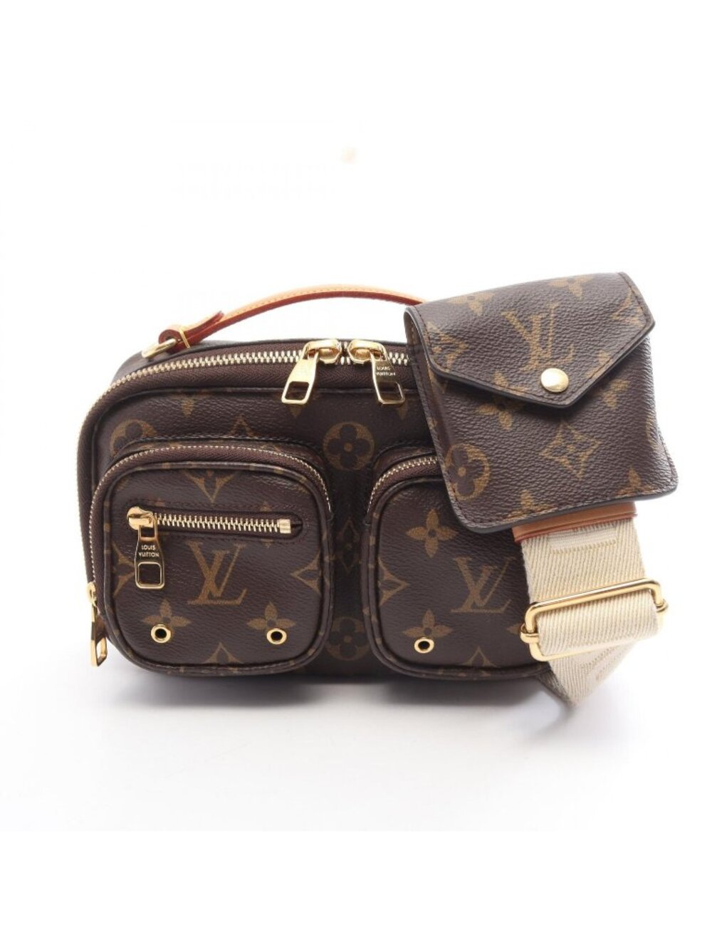 Louis Vuitton Handbag Utility Crossbody Monogram Leather